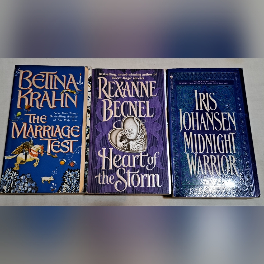 Betina Krahn, Rexanne Becnal,& Iris Johannson Set Of 3 Romances